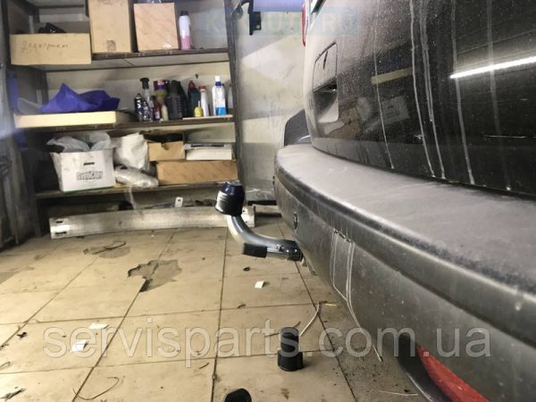 Оцинкований фаркоп Opel Vivaro C 2019- (Опель Віваро) Швидкознімний автомат на ручці - Зображення 7