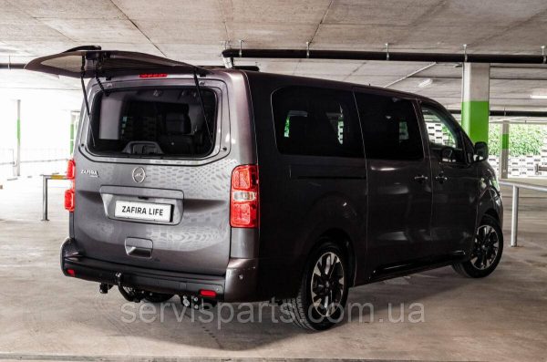 Польський фаркоп на Opel Zafira Life 2019 - без підрізу бампера (Опель Зафіра Лайф) - Зображення 3
