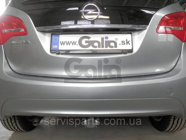 Оцинкований фаркоп на Opel Meriva B 2010-2017 (Опель Меріва Б) Швидкознімний автомат на ручці - Зображення 4
