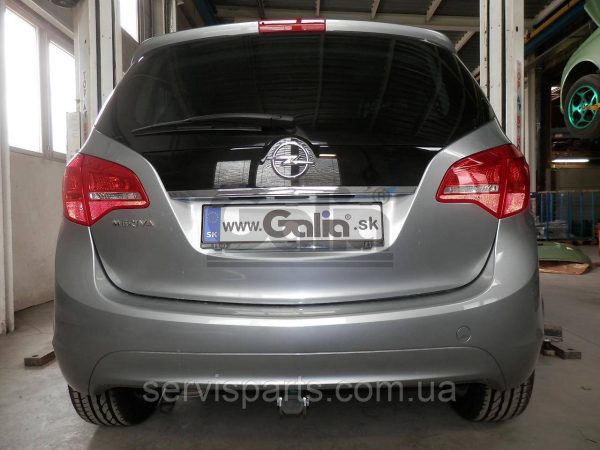 Оцинкований фаркоп на Opel Meriva B 2010-2017 (Опель Меріва Б) Швидкознімний автомат на ручці - Зображення 5
