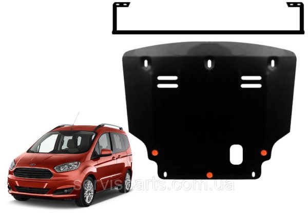 Захист двигуна Ford Courier 2013+ (Форд Кур'єр) - Зображення 2