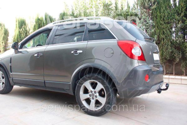 Польський фаркоп на Opel Antara 2006-2017 (Опель Антара) без підрізу бампера.