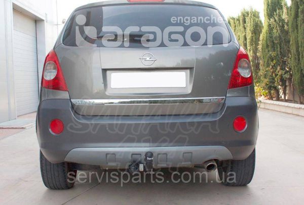 Польський фаркоп на Opel Antara 2006-2017 (Опель Антара) без підрізу бампера. - Зображення 3