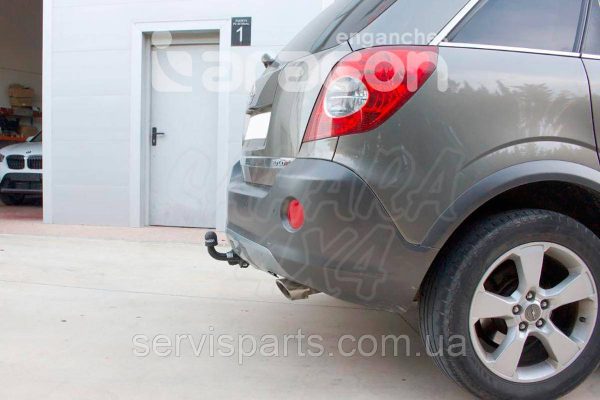 Польський фаркоп на Opel Antara 2006-2017 (Опель Антара) без підрізу бампера. - Зображення 4