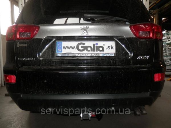 Оцинкований фаркоп на Peugeot 4007 2007-2012 (Пежо 4007) без зняття бампера - Зображення 5