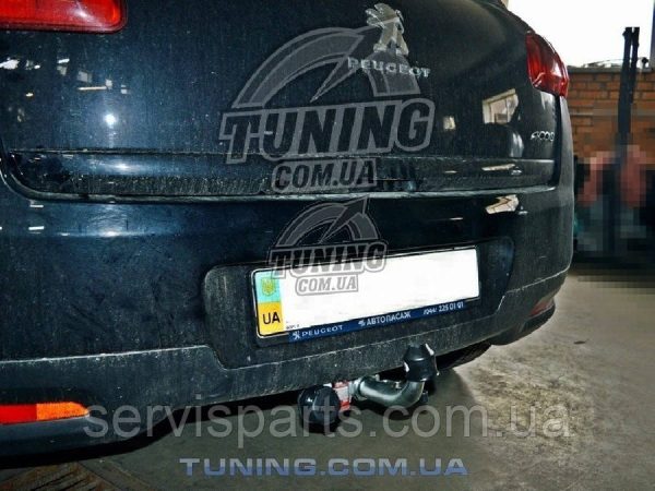 Оцинкований фаркоп на Peugeot 4008 2012-2017 (Пежо 4008) без зняття бампера - Зображення 5