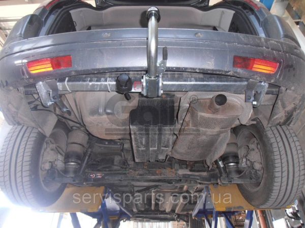 Оцинкований фаркоп на Peugeot 5008 2009-2016 (Пежо 5008) Швидкознімний автомат на ручці - Зображення 2