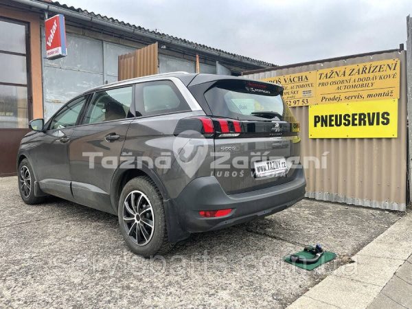 Швидкознімний фаркоп на Peugeot 5008 II 2017- на ключах (Пежо 5008) - Зображення 2