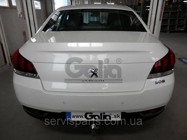Оцинкований фаркоп на Peugeot 508 седан 2011-2018 (Пежо 508) - Зображення 3