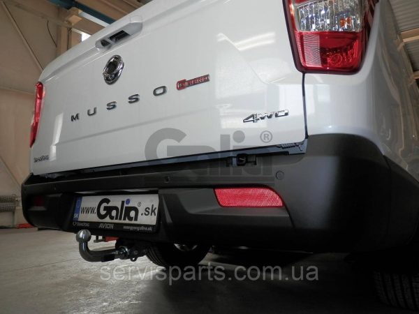 Оцинкований фаркоп на SsangYong Musso Grand 2019 (СсангЙонг Муссо Гранд) - Зображення 2