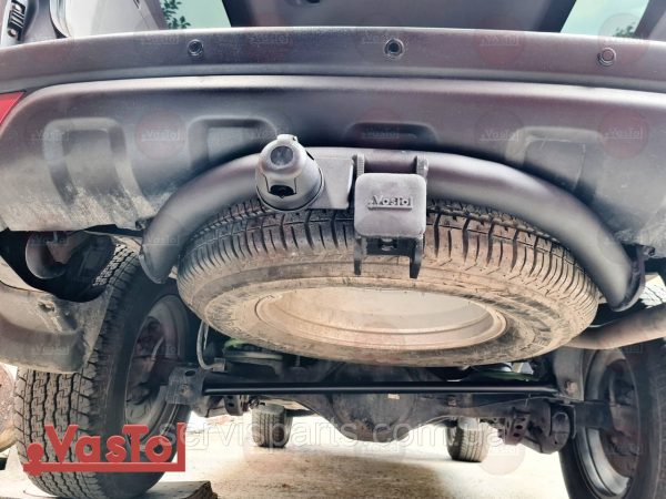 Знімний фаркоп на Mitsubishi Pajero Sport 2008-2015 (Мітсубісі Паджеро Спорт) Американська вставка під квадрат - Зображення 4