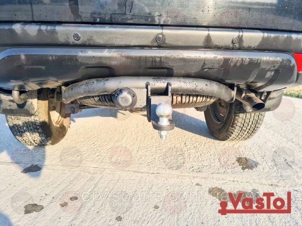 Знімний фаркоп на Mitsubishi Pajero Sport 2008-2015 (Мітсубісі Паджеро Спорт) Американська вставка під квадрат - Зображення 7