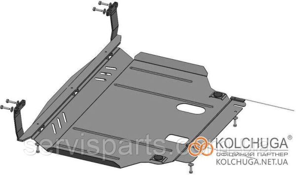Захист двигуна Ford Fiesta 7 Ecoboost 1.0 2012-2019 (Форд Фієста Екобуст) - Зображення 7