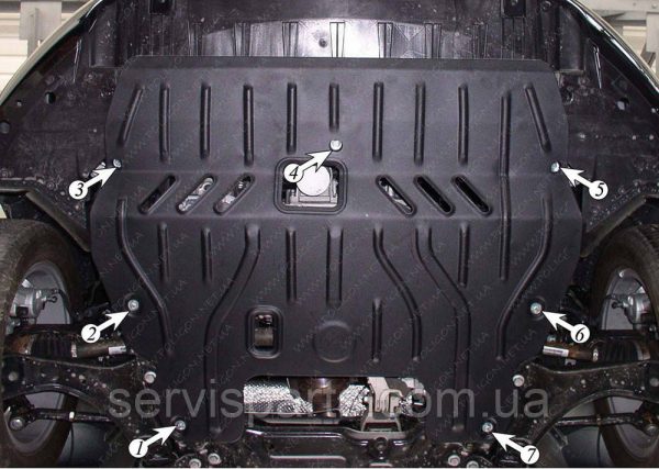 Захист двигуна Ford Mondeo 4 2007-2014 (Форд Мондео 4) - Зображення 5