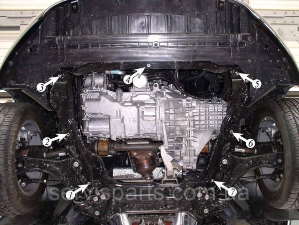 Захист двигуна Ford Mondeo 4 2007-2014 (Форд Мондео 4) - Зображення 7