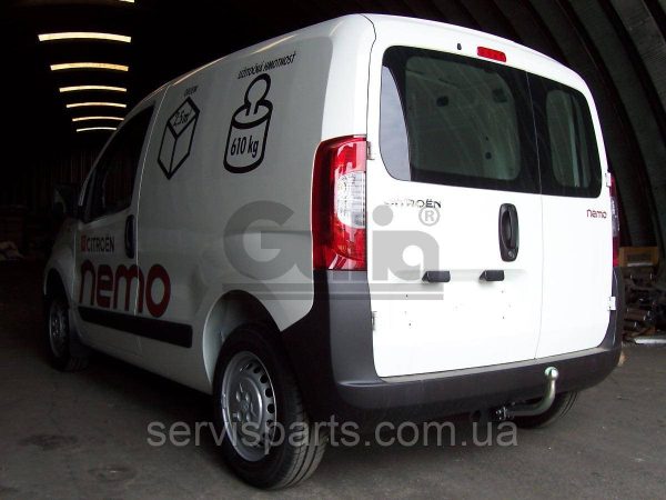 Оцинкований фаркоп на Peugeot Bipper Tepee 2007- (Пежо Біпер Тіпі) - Зображення 5