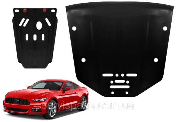 Захист двигуна Ford Mustang 6 2014+ (Форд Мустанг 6) - Зображення 5