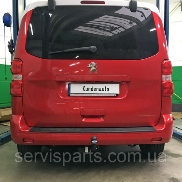Польський фаркоп на Peugeot Traveller 2016- (Пежо Тревелер) без підрізу бампера - Зображення 3
