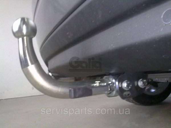 Оцинкований фаркоп на Renault Fluence 2009- (Рено Флюєнс) Швидкознімний автомат на ручці