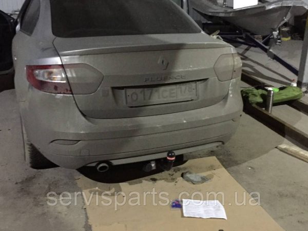 Польський фаркоп на Renault Latitude 2010- (Рено Латітуде) без підрізу бампера - Зображення 5