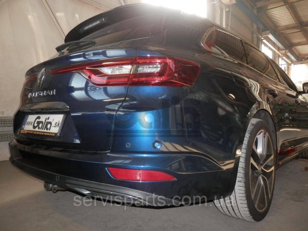 Оцинкований фаркоп на Renault Talisman универсал 2016- (Рено Талісман) Швидкознімний автомат на ручці