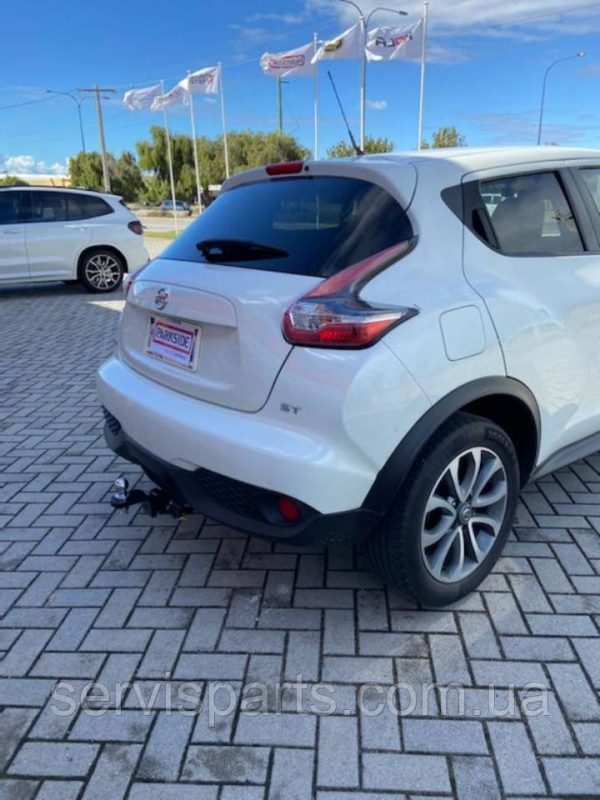 Знімний гак фаркоп на Nissan Juke 2WD 2010-2019 (Нісан Жук) без підрізу бампера американська вставка під квадрат - Зображення 3