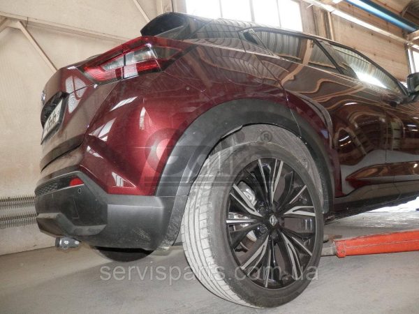 Оцинкований фаркоп на Nissan Juke 2WD 2019- (Нісан Жук) Швидкознімний автомат на ручці - Зображення 5