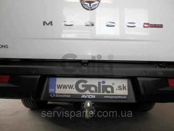 Оцинкований фаркоп на SsangYong Musso Grand 2019- (СсангЙонг Муссо Гранд) Швидкознімний автомат на ручці - Зображення 4