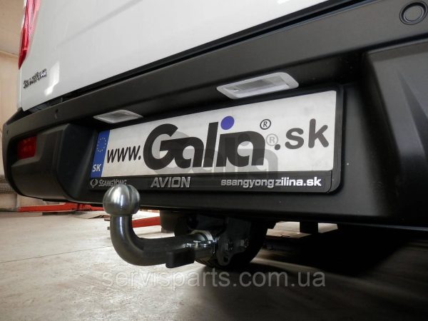 Оцинкований фаркоп на SsangYong Musso Grand 2019- (СсангЙонг Муссо Гранд) Швидкознімний автомат на ручці - Зображення 5