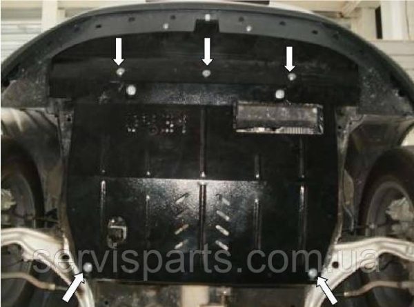 Захист двигуна Nissan Rogue 2 T32 2013-2020 (Ніссан Рог)
