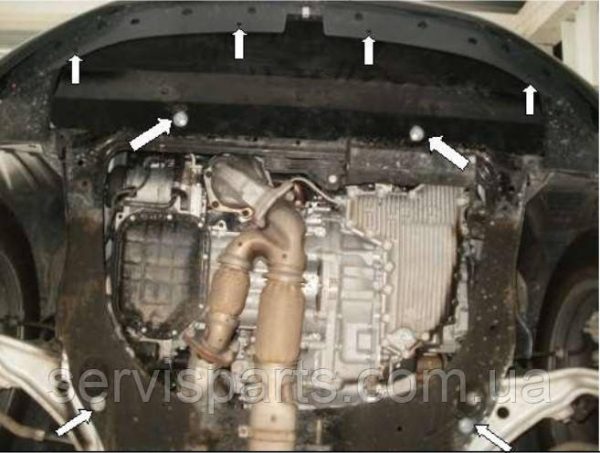 Захист двигуна Nissan Rogue 3 T33 2020+ (Ніссан Рог) - Зображення 3
