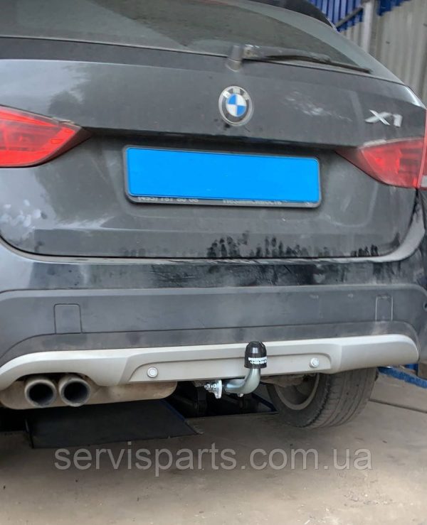 Оцинкований фаркоп на BMW X1 E84 2009-2015 без підрізу бампера