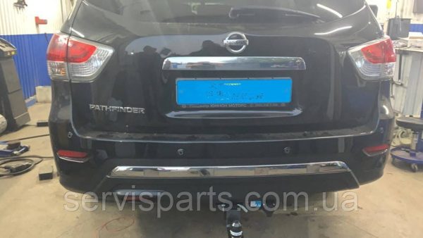 Знімний гак фаркоп на Nissan Pathfinder R52 2012-2021 (Нісан Патфайндер) Американська вставка під квадрат - Зображення 6
