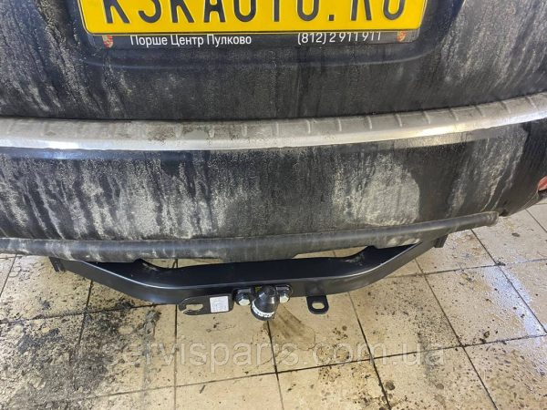 Польський фаркоп на Nissan Patrol Y62 2010- (Нісан Патрол) без підрізу бампера - Зображення 8