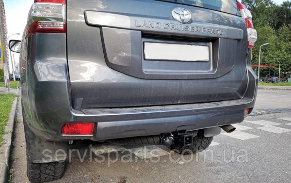Знімний фаркоп Toyota Land Cruiser Prado 120,150 (Тойота Ленд Крузер Прадо) Американська вставка під квадрат - Зображення 3