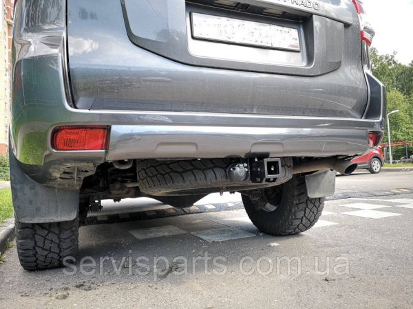 Знімний фаркоп Toyota Land Cruiser Prado 120,150 (Тойота Ленд Крузер Прадо) Американська вставка під квадрат - Зображення 5