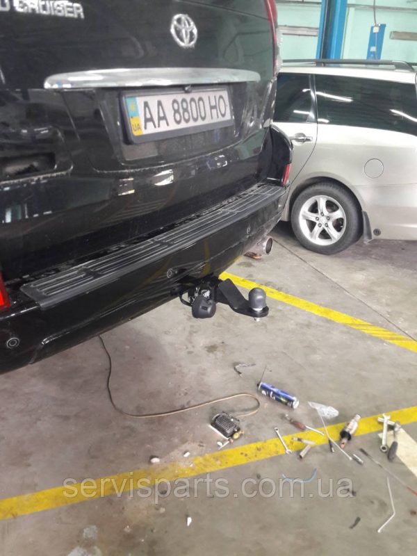 Знімний фаркоп Toyota Land Cruiser Prado 120,150 (Тойота Ленд Крузер Прадо) Американська вставка під квадрат - Зображення 4