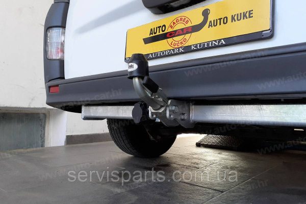 Медичний фаркоп на Nissan Primastar 2003-2014 (Нісан Примастар) Швидкознімний автомат на ручці - Зображення 3