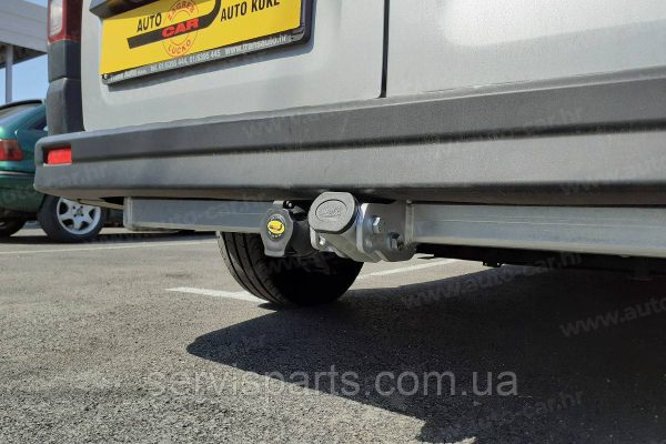 Оцинкований фаркоп на Fiat Talento 2016- (Фіат Таленто) Швидкознімний автомат на ручці - Зображення 5