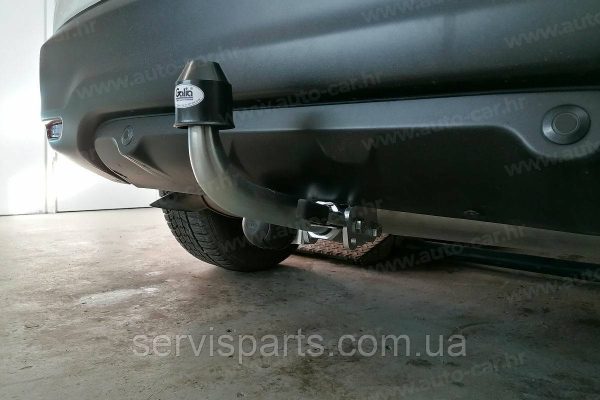 Оцинкований фаркоп на Nissan Qashqai J11 2013-2021 (Нісан Кашкай) Швидкознімний автомат на ручці - Зображення 2