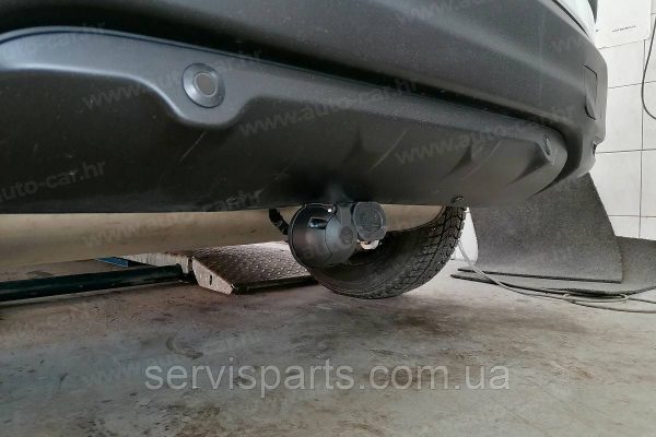 Оцинкований фаркоп на Nissan Qashqai J11 2013-2021 (Нісан Кашкай) Швидкознімний автомат на ручці - Зображення 3