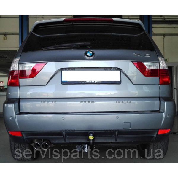 Польський фаркоп на BMW X3 E83 2004-2010 без підрізу бампера. - Зображення 10