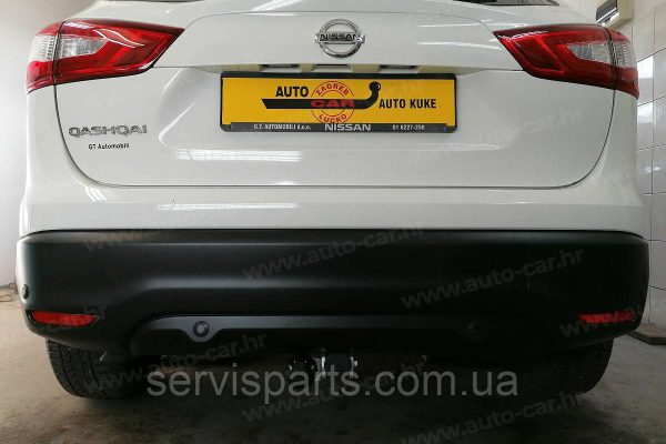 Оцинкований фаркоп на Nissan Qashqai J11 2013-2021 (Нісан Кашкай) Швидкознімний автомат на ручці - Зображення 9