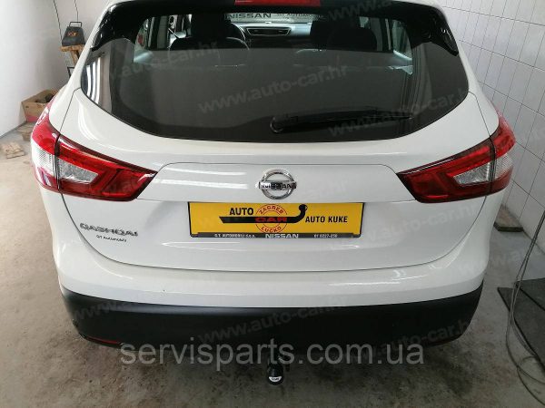 Оцинкований фаркоп на Nissan Qashqai J11 2013-2021 (Нісан Кашкай) Швидкознімний автомат на ручці - Зображення 10