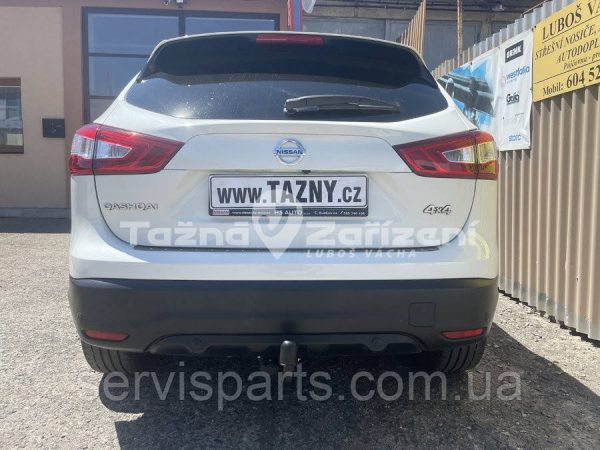Польський фаркоп на Nissan Qashqai II 2014-2019 (Нісан Кашкай) без підрізу бампера - Зображення 3