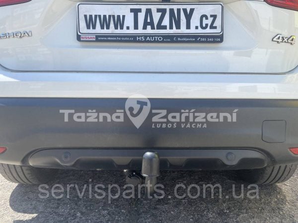 Польський фаркоп на Nissan Qashqai II 2014-2019 (Нісан Кашкай) без підрізу бампера - Зображення 4