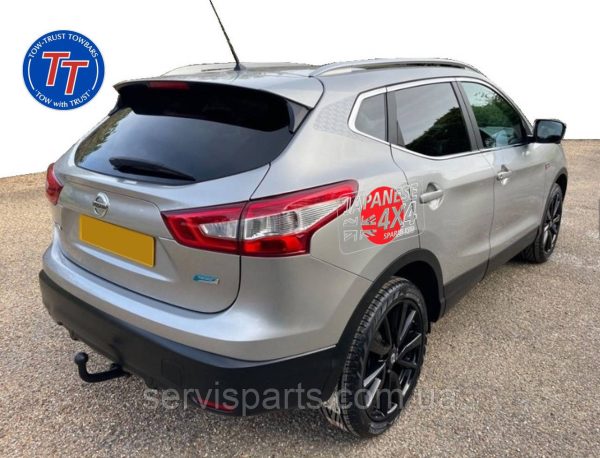 Польський фаркоп на Nissan Qashqai II 2014-2019 (Нісан Кашкай) без підрізу бампера - Зображення 5