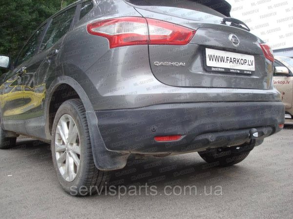 Польський фаркоп на Nissan Qashqai II 2014-2019 (Нісан Кашкай) без підрізу бампера - Зображення 7