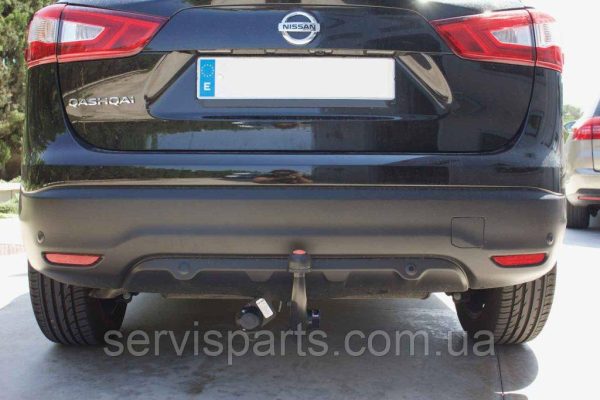Швидкознімний фаркоп на Nissan Qashqai II 2014-2019 на ключах (Нісан Кашкай) - Зображення 3