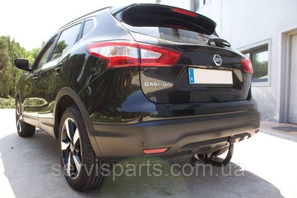 Швидкознімний фаркоп на Nissan Qashqai II 2014-2019 на ключах (Нісан Кашкай) - Зображення 4